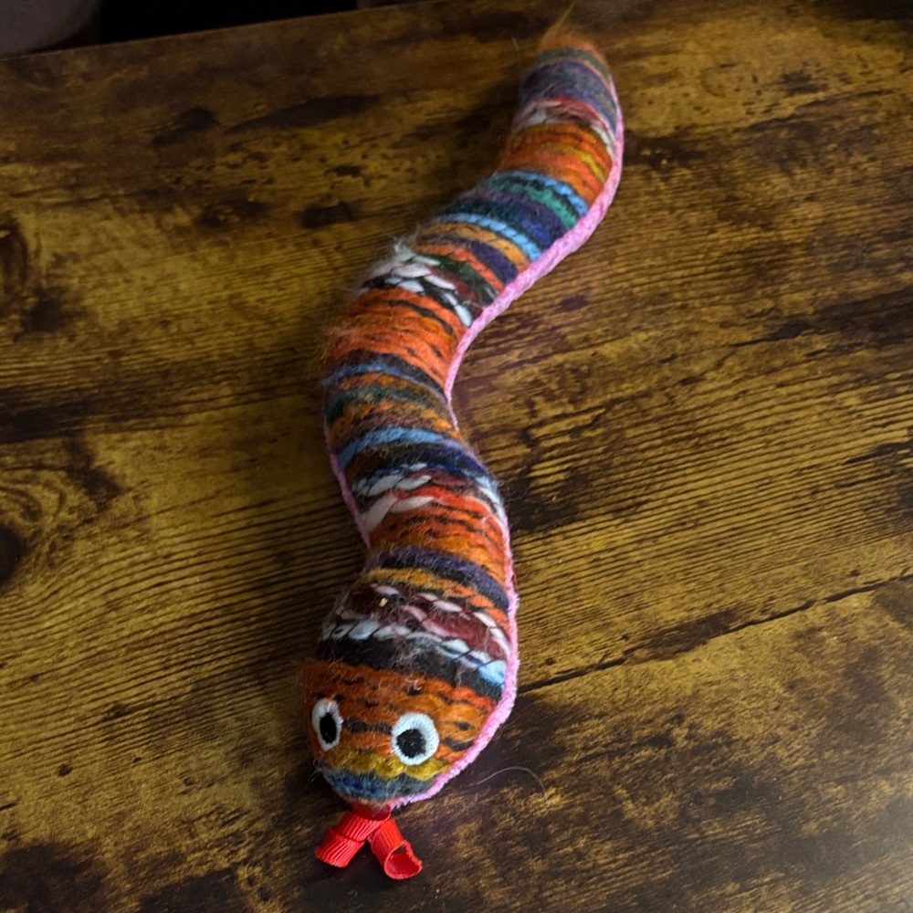 Colorful Plushie Snake Toy
